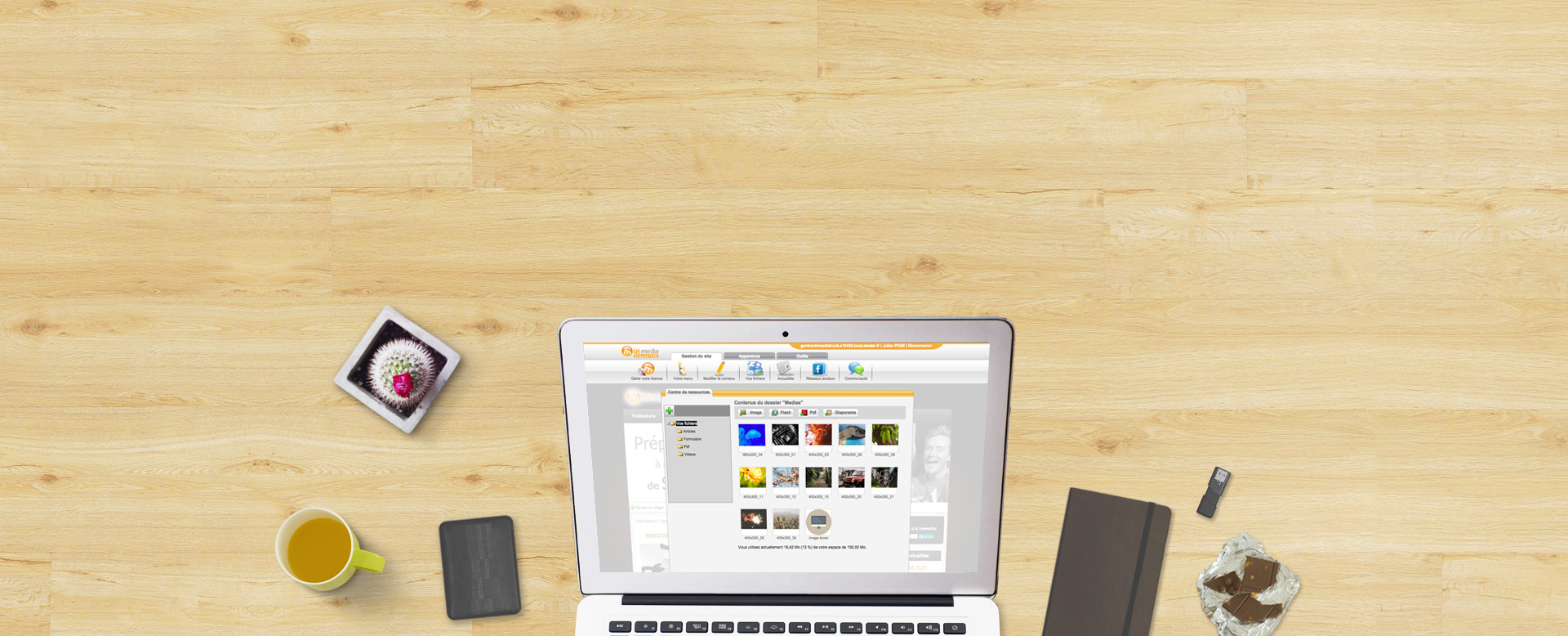 Izi-media - Header